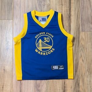 NBA Stephen Curry Golden State Warriors Kids Basketball Jersey Size 4T